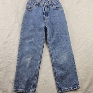 Levi’s 550 jeans kid’s 7 Relaxed Fit Slim made in Mexico VTG
